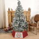 thumbnail image 2 of Christmas tree car m Faldas de árbol de Navidad con estampado de cuadros navideños, decoraciones navideñas para fiestas de Año Nuevo, falda de árbol de Navidad, almacenamiento ple, 2 of 5
