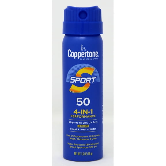 Coppertone Sport SPF 50 CS Travel Spray, 1.6 Ounce (Pack of 1)