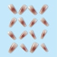 thumbnail image 4 of FCOGIN Long Coffin, 24 Pieces, Gray, Red, Pink, Gradient, Acrylic False Nail, Press on Nail, 4 of 5