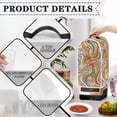 thumbnail image 4 of HELLHERO Univesal Blender Dust Cover Mushroom and Floral Pattern for Foldable Polyester Coffee Maker Protection, 4 of 6
