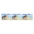 thumbnail image 2 of MKHERT Funny Animal Squirrel with Surfboard On Tropical Beach Table Runner Home Decor for Home Kitchen Dining Wedding Party 16x72 Inch, 2 of 2