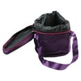 thumbnail image 1 of Music Bowl Storage Bag Container, Dual Zipper  Singing Bowl Carry Case Bag For Sizes 8" To14", Carrying Case Padded Travelling Bag Purple For Bowl Parts, 1 of 8