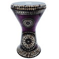 thumbnail image 2 of The 18'' Zaza Percussion Horizon Sombaty Egypt Darbuka- Purple Haze-9'', 2 of 4