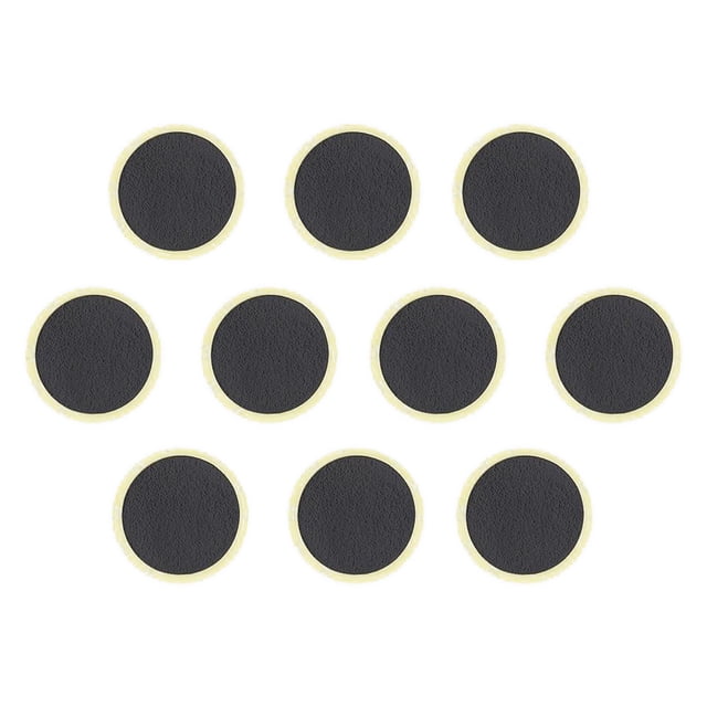 Langgg 10Pcs Inner Tube Without Patch Mountain Patch black 25mm 1Set