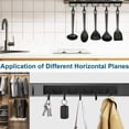 thumbnail image 3 of HLONK Rustproof Magnetic Hooks  Stainless Steel Black  4 Pieces, 3 of 7