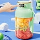 thumbnail image 4 of Hervidor Deportivo Portátil, Vaso Mezclador de Gran Capacidad, de Acero Inoxidable y Vidrio, para Preparar Batidos de Proteínas, Ideal para Gimnasio y Exteriores, con Tapa Hermética Antifugas, 1200 M, 4 of 7
