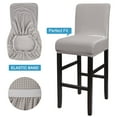 thumbnail image 4 of PiccoCasa Stretch Bar Stool Covers for Counter Height Side Chair Slipcovers, 4 of 8