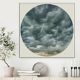 thumbnail image 3 of Giant Art Canvas  20x20 Cloud Circle III Framed in Multi-Color, 3 of 3