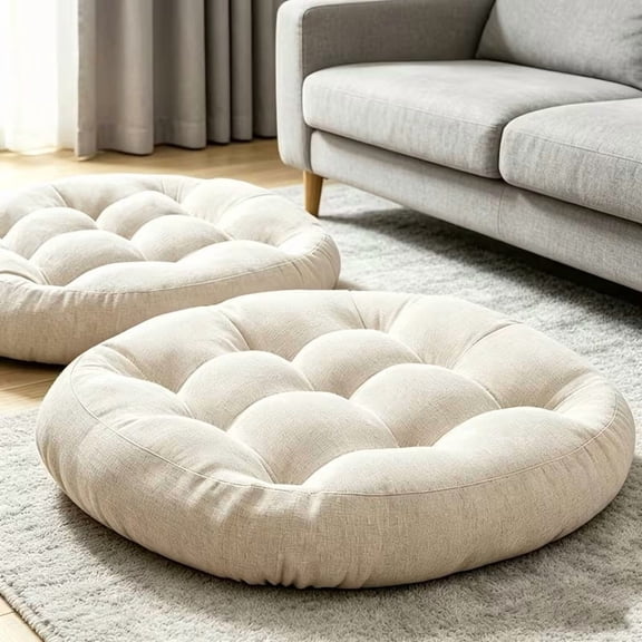 Thickened Round Floor Cushion for Meditation Yoga Zafu Outdoor Seat