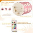 thumbnail image 4 of Lamb Pattern Flameless LED Candle Set with Remote, Battery Operated Color Changing Pillar Candles, Set of 2, 4 of 7