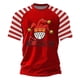 thumbnail image 1 of Blusas y camisas de manga corta con cuello redondo para hombre. Blusa holgada plisada de manga corta con degradado y cuello redondo para hombre., 1 of 3
