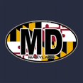 thumbnail image 3 of CafePress - Maryland MD Oval (W/Flag) Kids Sweatshirt - Kids Sweatshirt, Youth Crew Neck Sweatshirt, 3 of 4