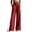 Wine Casual Pants, variant on Miluxas Women's High Rise Wide Leg Trousers Pleated Front Business Casual Loose Straight Pants with Pockets Dress Pants for office Commute Wear White