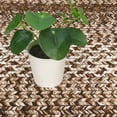 thumbnail image 4 of TROPOW Washable Area Rugs Modern Braided Print Rug Washable Rug Soft Bedroom Rug Non-Slip Non-Shedding Floor Carpet Low Pile Foldable Thin Rug for Dining Room Home Office Nursery, 4 of 9