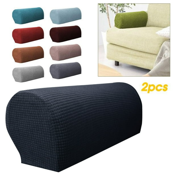 LNKOO Spandex Stretch Fabric Armrest Covers AntiSlip Furniture Protector Armchair Slipcovers