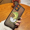 thumbnail image 3 of Funda de teléfono mate para OPPO RENO 8 8T 7Z 7 6Z 6 5 4 3 PRO PLUS 4G 5G Edge Funda Coque Capa Shell lindo dibujos animados cocodrilo, 3 of 5