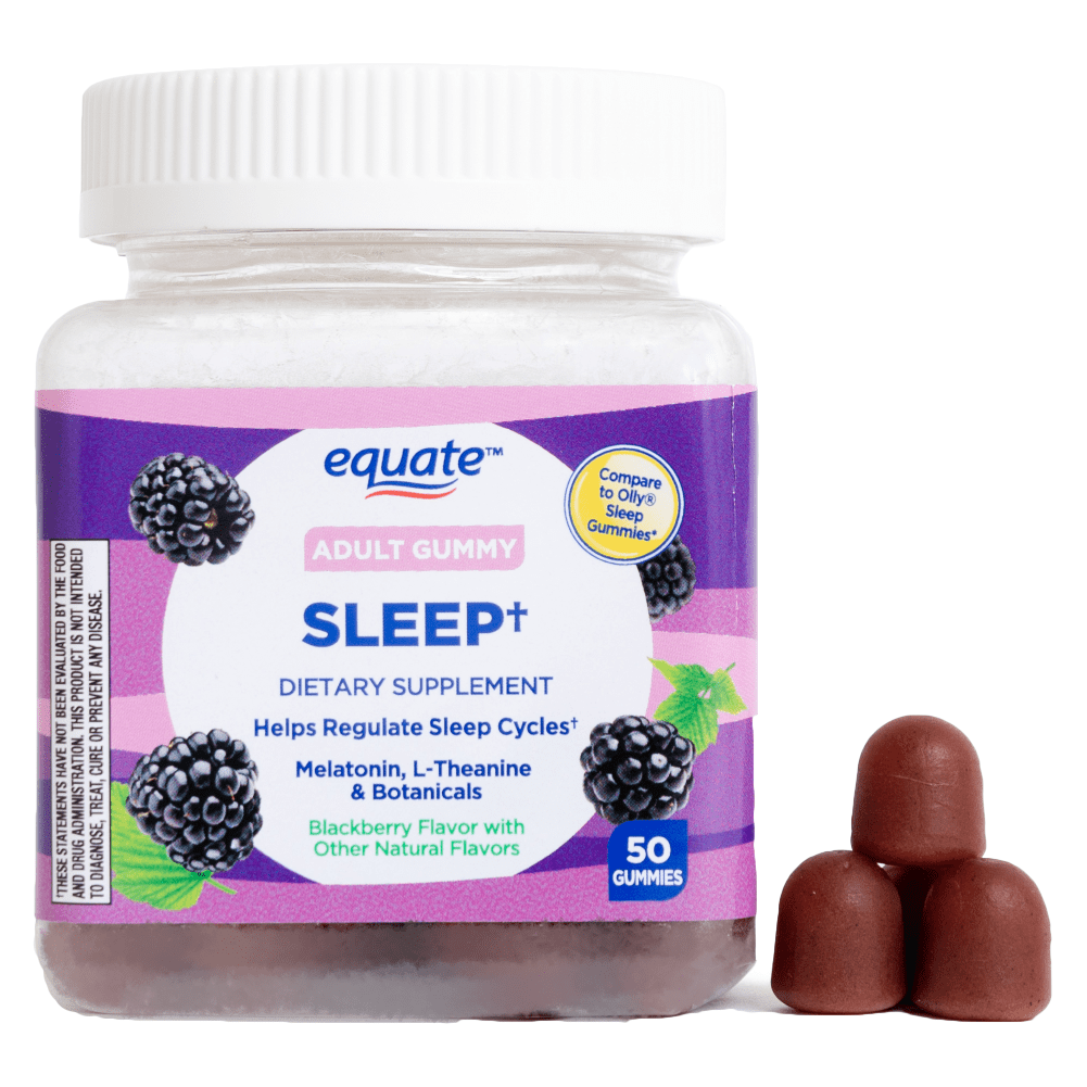 Equate Sleep Adult Gummies, 50 Count