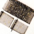 thumbnail image 4 of 100 bolsas de organza con forma de luna y estrella, 11 x 16 cm, bolsas de regalo para bodas con cordón, bolsas de organza negras, bolsas de regalo, 4 of 5