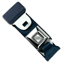 RetroBelt Dark Blue Pushbutton Lap Seat Belt 90" No Hardware Safety Classic