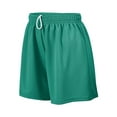 thumbnail image 2 of augusta sportswear teen-girls wicking mesh short, dark green, large, 2 of 2