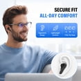 thumbnail image 2 of AI Translation Earbuds 0.3s Real Time Translator, 164 Languages, ANC & Bluetooth Headphones 6.0 with Clear Calls, 35H of Playtime, Smart AI Wireless Earbuds for Travel, Meetings & Learning, 2 of 13