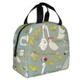 thumbnail image 2 of Balery Cute Farm Birds Bolsa de Almuerzo Aislada – Caja de Almuerzo con Papel de Aluminio Grueso, Mantiene la Comida Fresca por 4 Horas, 2 of 7