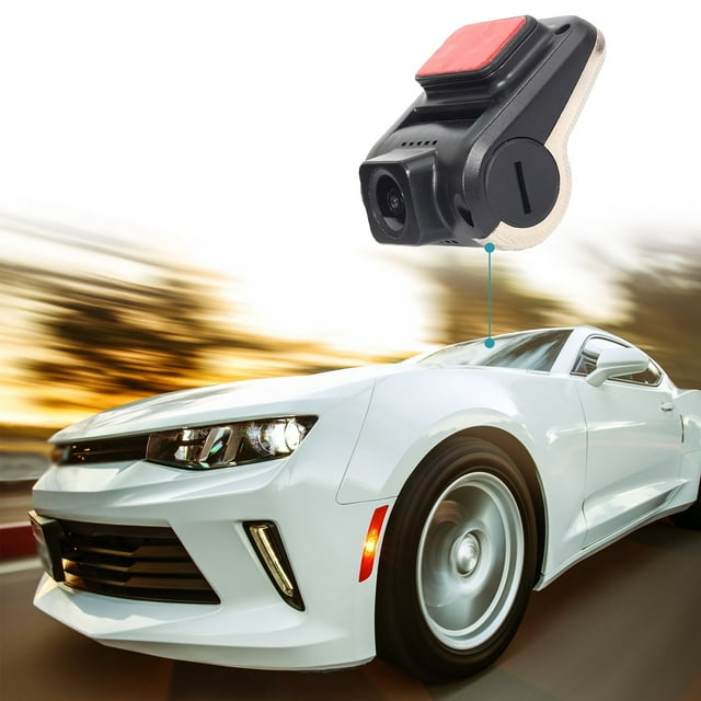 Dash Cam, 1080P, Night Vision, Supercapacitor, 140° Wide Angle, Smart Parking Mode, 24H Monitoring, Loop Recording, G-Sensor, Accident Auto-Detection, Compact Design