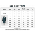 thumbnail image 4 of Women's Plaid Long Coat Lapel Button Down Warm Winter Overcoat ，Notch Lapel, Mid Length, Side Pockets, Wool Blend Outerwear, Single Breasted Long Trench Coat, Work Casual Fall Winter Outfit, 4 of 4