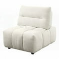 thumbnail image 2 of Beige Linen Modular Sectional with Chaise and Ottoman Modular, 2 of 11