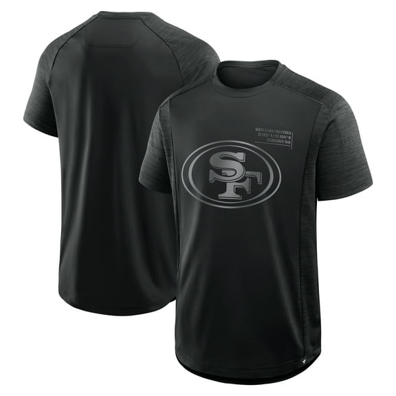 Men's Fanatics Black San Francisco 49ers Deceptive Juke T-Shirt