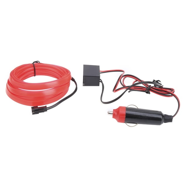 Tira De 3 Metros De Iluminación Interior Del Coche, Tira LED Automática, Encendedor De Cigarros, Tubo De Alambre De Conducción, Luz De Neón
