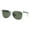 Grey Green, variant on Classic Hipster Rectangular Keyhole Horn Rim Sunglasses Grey Green