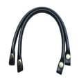 thumbnail image 2 of Asas de bolso de cuero PU Zulema 2 uds negro, 2 of 4
