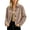 Khaki, variant on Zynoxe Womens Leather Jacket with Side Pockets Stylish Lapel Collar Cropped Jackets Women Versatile Solid Color Suede Jacket Classic Button Down Long Sleeve Jackets for Fall Winter S