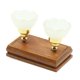 thumbnail image 1 of Placizos de paRojo LED 1: 12 Lámpara de lámpara de escala con regalos base Tabla de araña de estilo retro de cabeza doble para sala de estar para sala de estar Inevent FN001952-00, 1 of 7