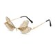 thumbnail image 1 of Gafas de sol Mariposa sin montura Gafas de sol Ojo Gafas Marco de metal Gafas de sol UV400 WD.WDQZL Hogar, 1 of 4