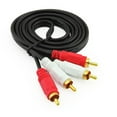 thumbnail image 2 of 1.5m 2-to-2 lotus cable RCA audio cable AV stereo two-channel audio cable,2pack, 2 of 4