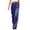 Blue#12, variant on Women's Satin Silk Wide Leg Pants Loose Drawstring Elastic Waist Trousers Women Casual Solid Baggy Lightweight Comfy Trousers