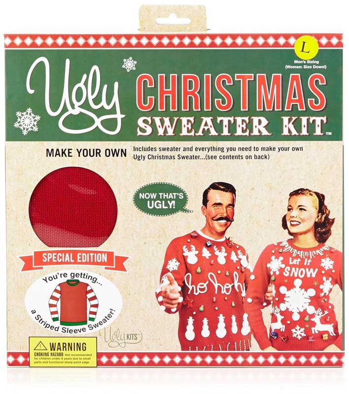 Create your own store ugly christmas sweater kit