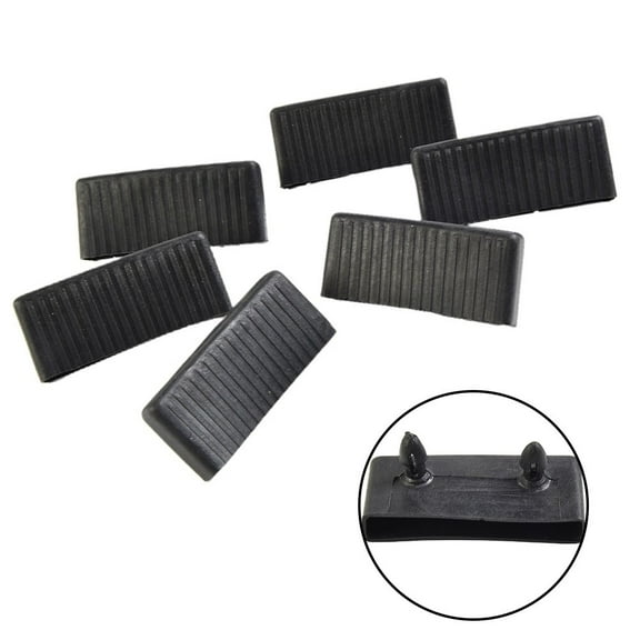 6Pcs Car Replacement Bed Slat Cap End Cap Holders Plastic Replacement Bed Slat Plastic Cap Holders 65Mm Interior Accessorie