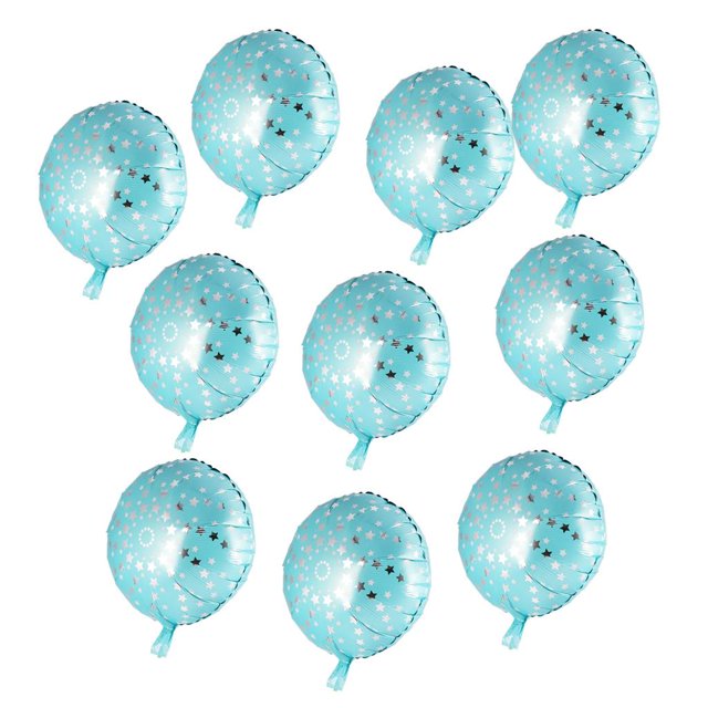 10pcs Nueva Decoración De La Del Cumpleaños Del Globo De La Decoración De Del Helio De Yuyangstore Globos De Aluminio