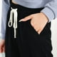 thumbnail image 4 of Pantalones rectos cálidos Rimocy de otoño e invierno para mujer, pantalones casuales de cintura elástica y pierna ancha, pantalones sueltos de terciopelo liso para mujer, 4 of 6
