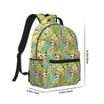 thumbnail image 2 of Goofa Cartoon Panda And Leaf Pattern Comfortable Student Backpack - Ergonomic Design, Durable, Water-Resistant, Multi-Compartment,Travel, and Outdoor Activities, 2 of 5