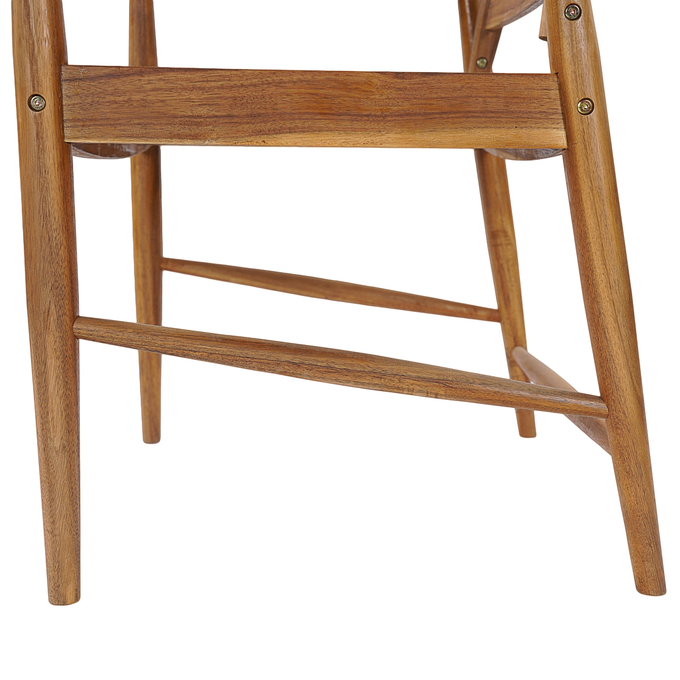 Christopher Knight Home 9-Piece Outdoor Acacia Wood Dining Set, 79" Table with Rustic Chairs, Teak