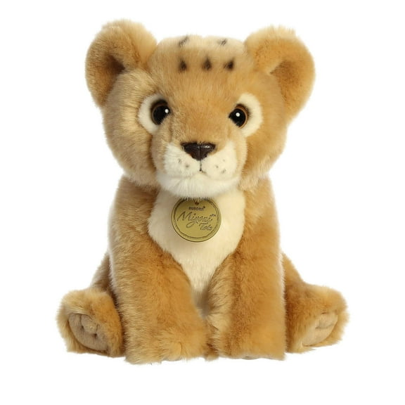 Aurora - Small Brown Miyoni Tots - 7.5" Lion Cub - Adorable Stuffed Animal