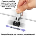 thumbnail image 4 of USTECH Metal Cami Top & Skirt Hanger with Adjustable Non Slip Clips, 12 Pack, 4 of 12