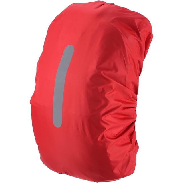 Waterproof Backpack Rain Cover, Non-Slip Cover with Vertical Reflective Strap Stay Dry for Hiking, Camping, Hunting