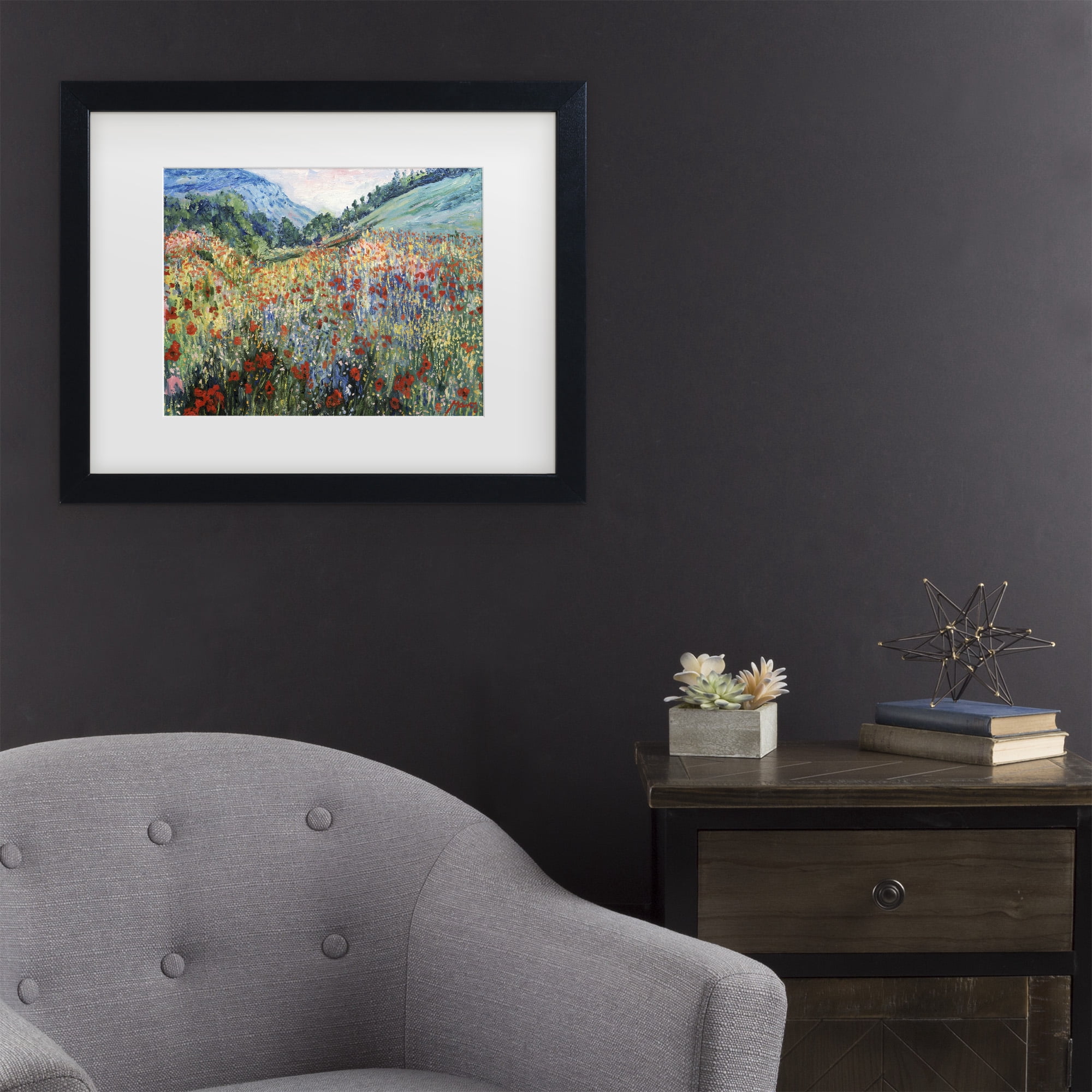 Trademark Fine Art 'Field of Wild Flowers' Canvas Art by Masters Fine Art