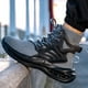 thumbnail image 1 of Zapatos de deporte con punta de acero para hombre, suelas de zapatos EVA, zapatos de trabajo ligeros, transpirables, antideslizantes Ehuebsd Tenis De Mujer Tenis De Hombre, 1 of 6