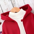 thumbnail image 4 of XIMIN Toddler Boys Girls Zip Up Active Hoodie Sweatshirt Tops Casual Thin Warm Jacket Autumn Winter Coats with Pocket Long Sleeved Solid Color Hooded Jacket, 4 of 8